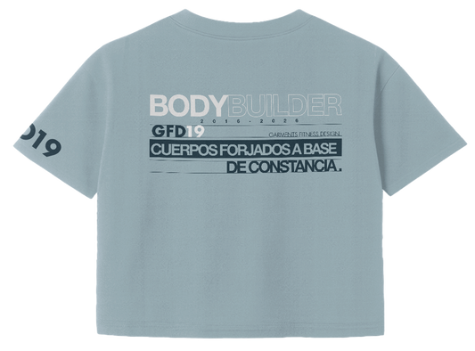 Camiseta CROPTOP manga corta BODYBUILDER V1