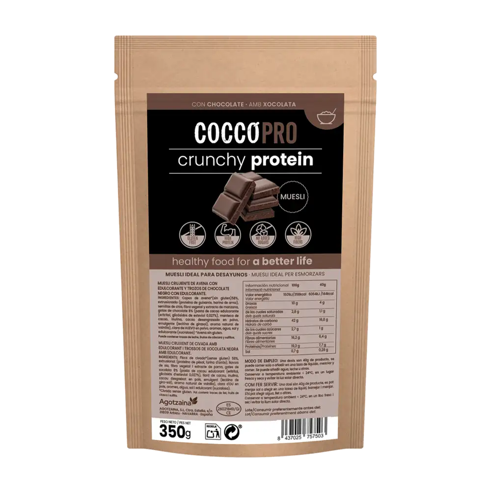 Muesli crujiente proteico 350g