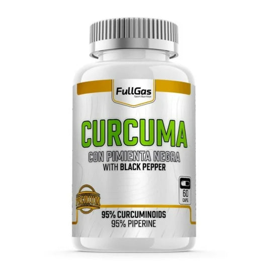 Cúrcuma + Pimienta Negra (BioPerine®) 60 cápsulas FullGas