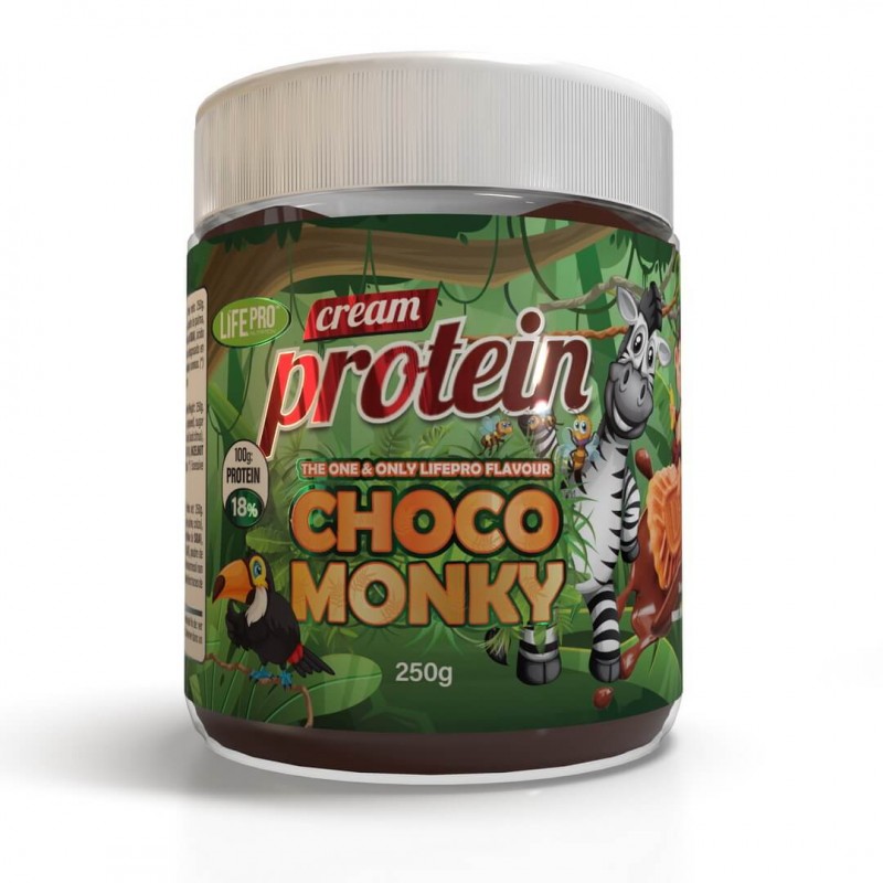 Protein Cream Choco Monky 250 g Life Pro
