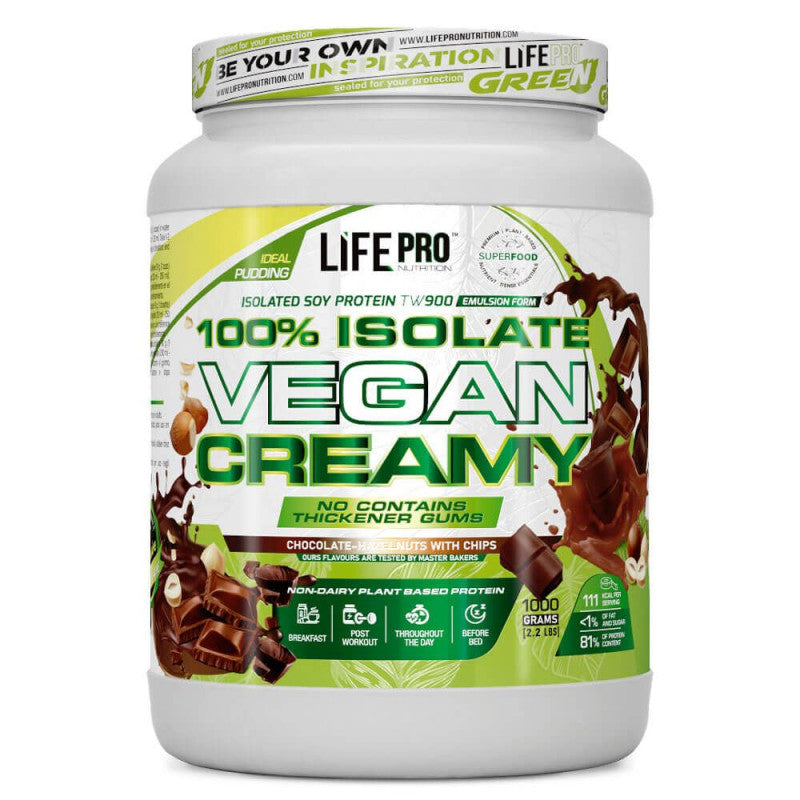 Isolate Vegan Creamy 1 kg Life Pro
