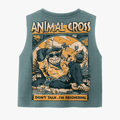 Camiseta crop-top EVENTO PLAYA 2026 Animal Cross