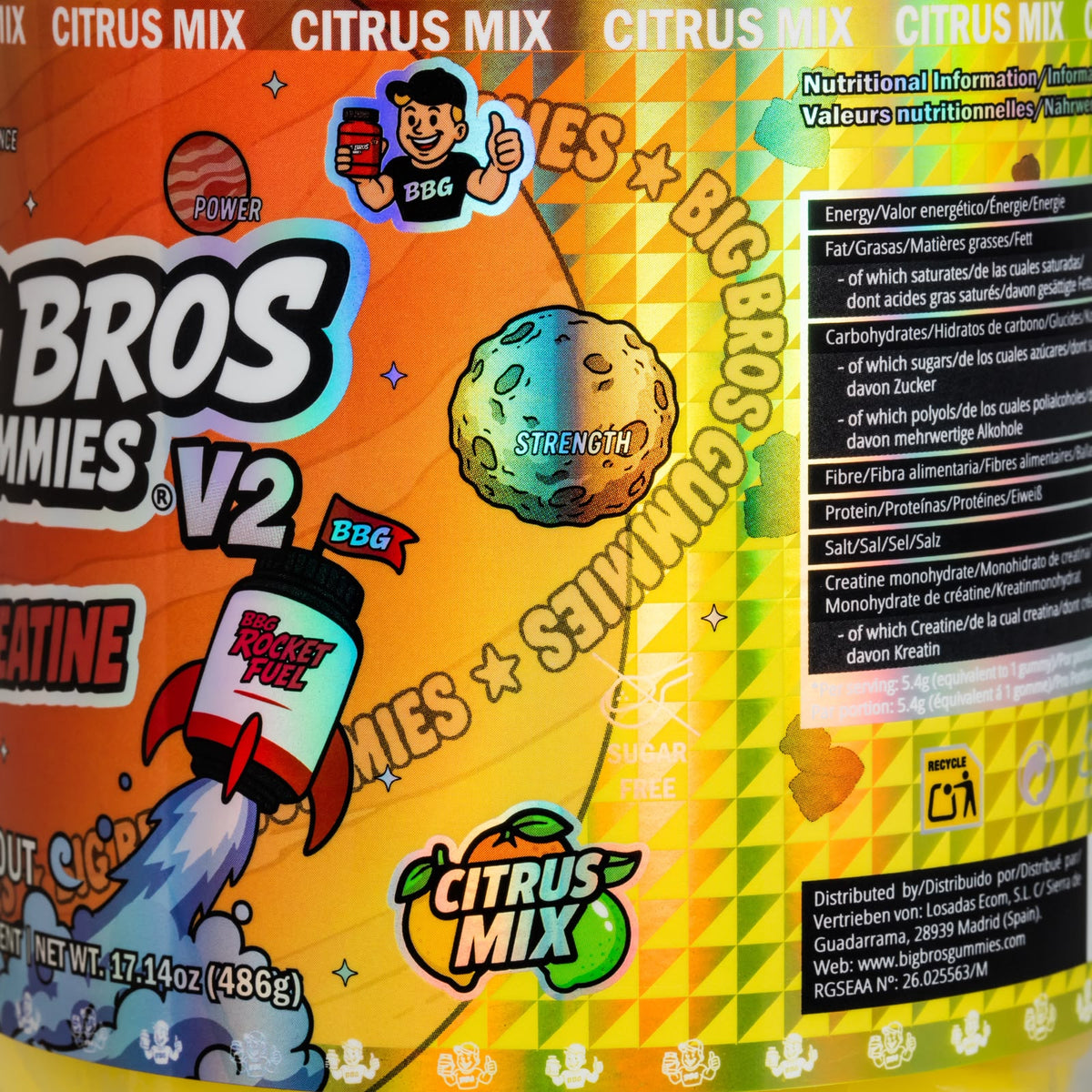 Creatine Gummies 90 uds - Big Bross