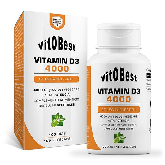 Vitamin D3 4000 UI 100 caps Vitobest