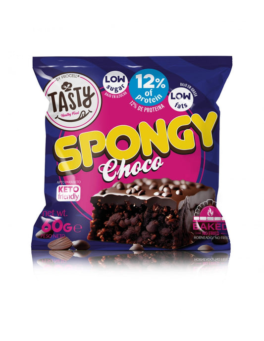 Spongy Brownie proteico y keto 60 gr