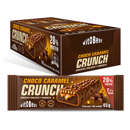 Barrita Proteica Caramel Crunch 45g Vitobest