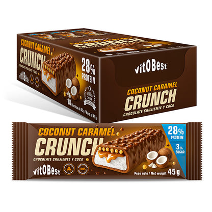 Barrita Proteica Caramel Crunch 45g Vitobest