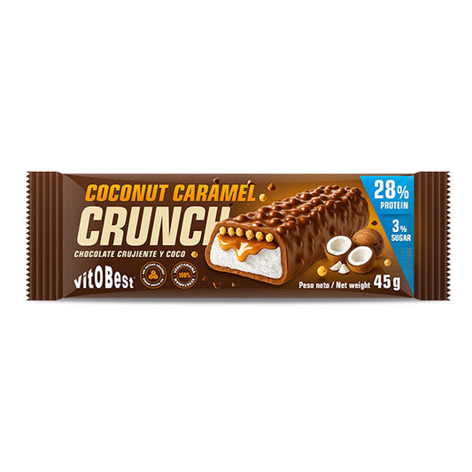 Barrita Proteica Caramel Crunch 45g Vitobest