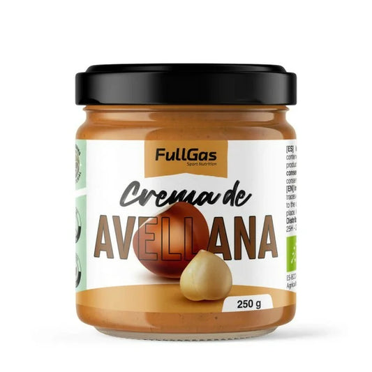 Crema de Avellana ecológica 100% Pura  250g FullGas
