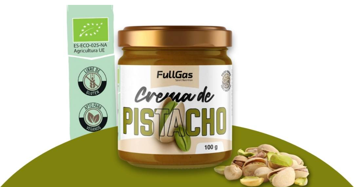 Crema de Pistacho ecológica - 100% Pura - 100g FullGas