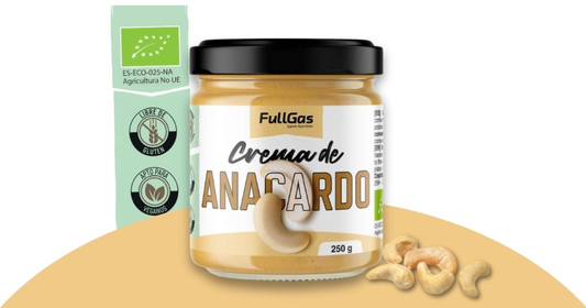 Crema de Anacardo ecológica 100% Pura 250g FullGas