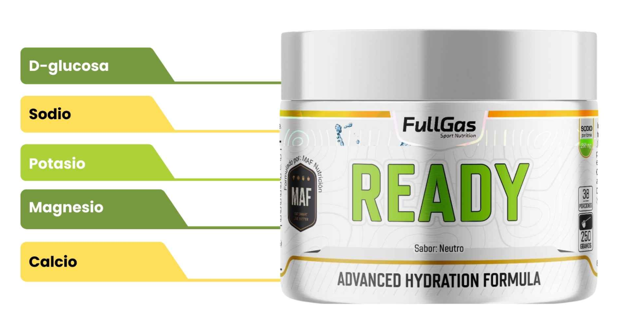 Ready (Fórmula de Hidratación Avanzada) 250g FullGas
