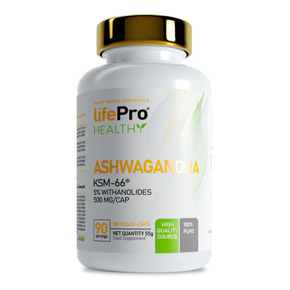 Ashwagandha Life Pro 500 mg KSM66 90 Vcaps