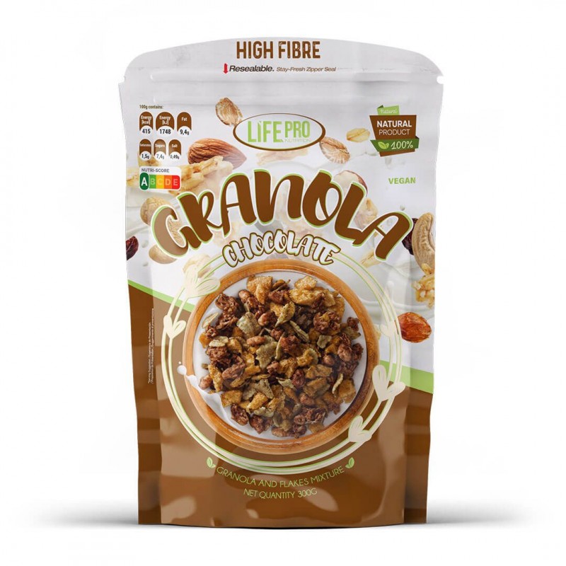 Granola Chocolate Vegan 300g LifePro