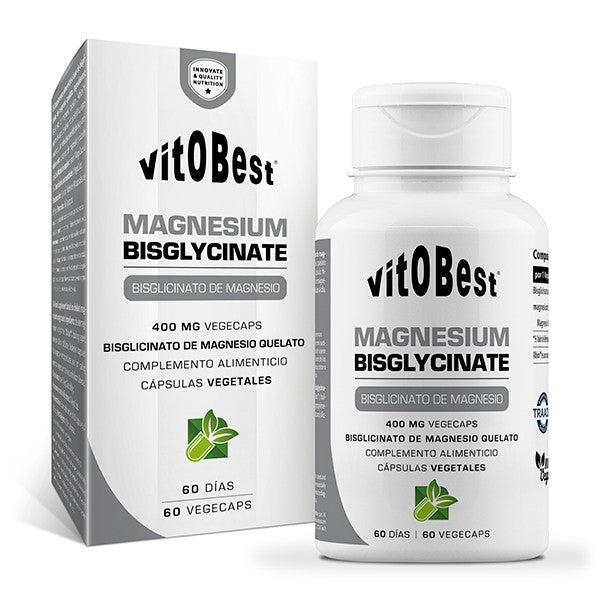 Bisglicinato de Magnesio 400mg 60 caps Vitobest