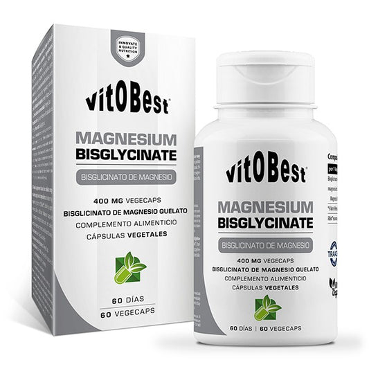 Bisglicinato de Magnesio 400mg 60 caps Vitobest