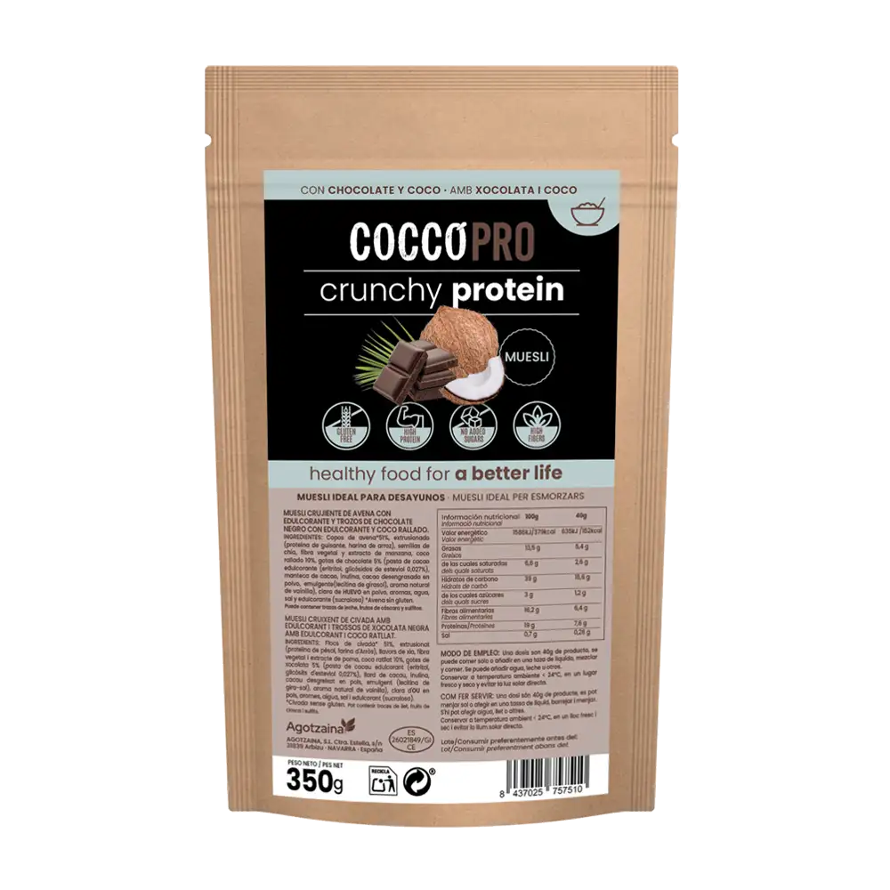 Muesli crujiente proteico 350g
