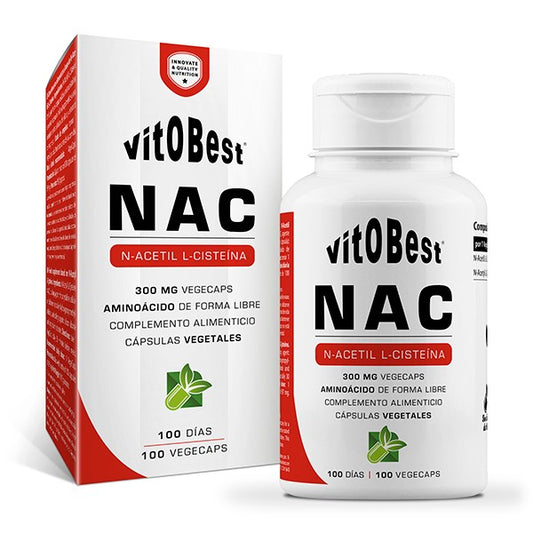 NAC 300mg 100 Vcaps Vitobest