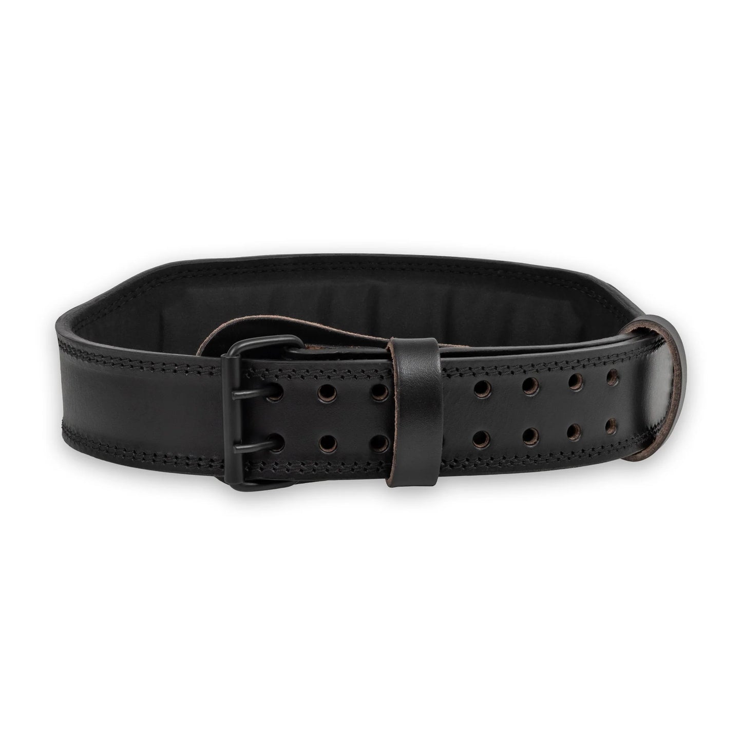 Cinturón de Cuero Negro Biotech Bodybulding